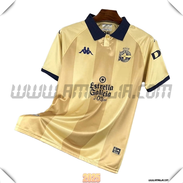 Maglia Calcio Deportivo Edizione Speciale GIALLO 2025 2026
