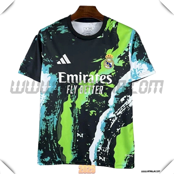 Maglia Calcio Real Madrid Edizione Speciale Verde/Nero 2025 2026