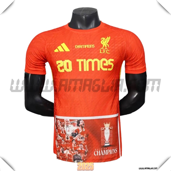 Maglia Calcio FC Liverpool Edizione Speciale Rosso 2025 2026
