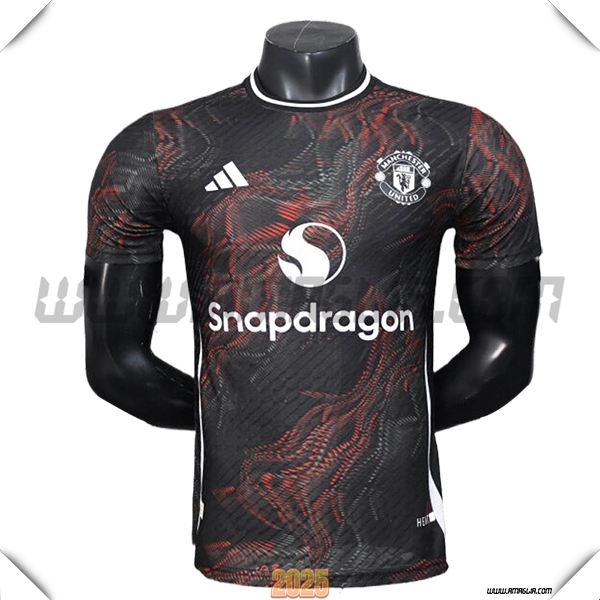 Maglia Calcio Manchester United Edizione Speciale Nero 2025 2026