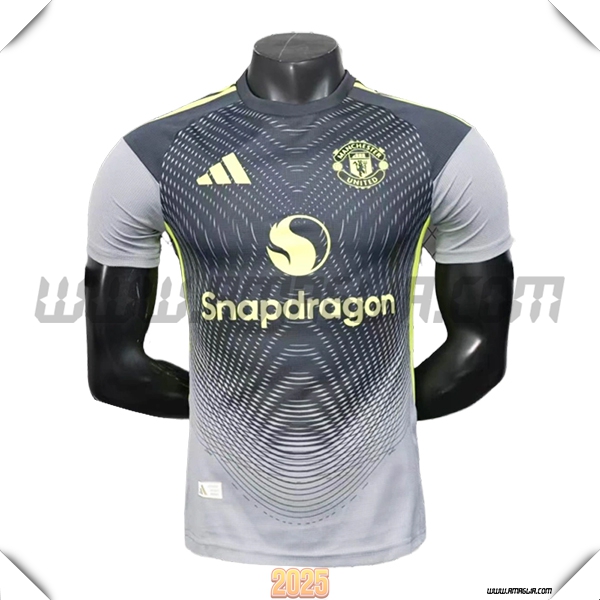 Maglia Calcio Manchester United Edizione Speciale Gris 2025 2026