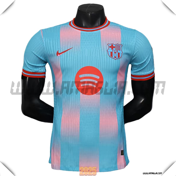 Maglia Calcio FC Barcellona Edizione Speciale Blu Clair 2025 2026