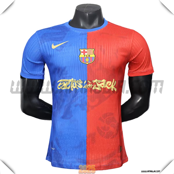 Maglia Calcio FC Barcellona Edizione Speciale Rosso/Blu 2025 2026