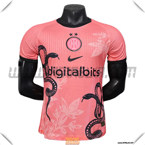 Maglia Calcio Inter Milan Edizione Speciale Rosso Chiaro 2025 2026