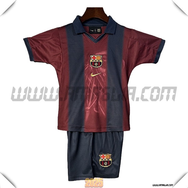 Kit Maglia da Barcellona Bambino Edizione Speciale Rosso/Blu 2025 2026