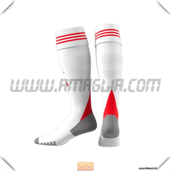 Prima Calzini di Lyon OL 2025 2026 Bianco