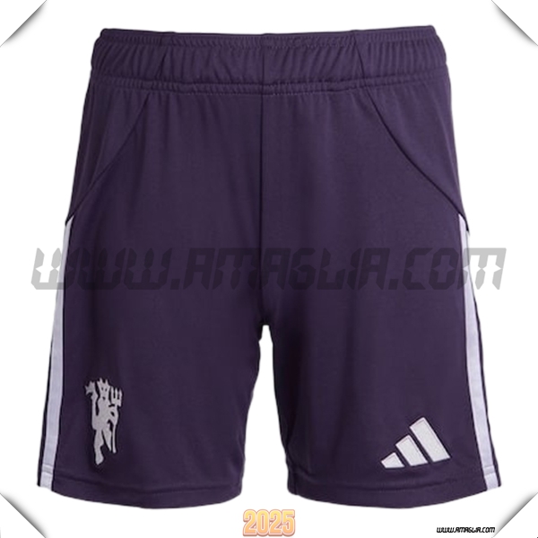 Seconda Pantaloncini Manchester United 2025 2026 Viola
