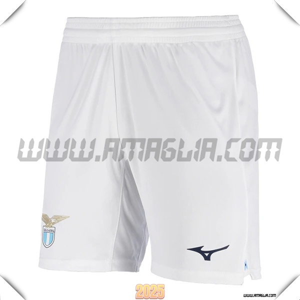 Prima Pantaloncini SS Lazio 2025 2026 Bianco