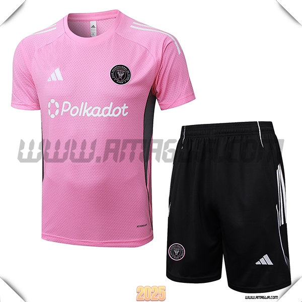 Kit Maglia Allenamento Inter Miami CF Rosa/Grigio 2025 2026