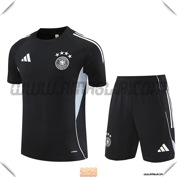 Kit Maglia Allenamento Germania Nero/Grigio 2025 2026