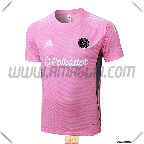 T Shirt Allenamento Inter Miami CF Rosa/Grigio 2025 2026