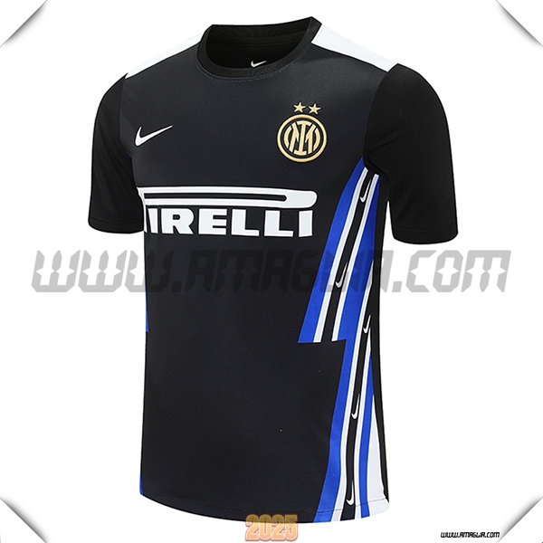 T Shirt Allenamento Inter Milan Nero/Blu 2025 2026 -03
