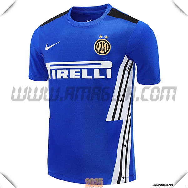 T Shirt Allenamento Inter Milan Blu/Bianco 2025 2026
