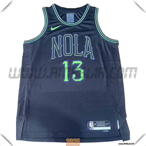 Maglia New Orleans Pelicans (POOLE #13) 2025/26 Blu Scuro