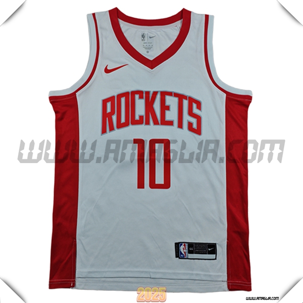Maglia Houston Rockets (SMITH JR. #10) 2025/26 Bianco/Rosso