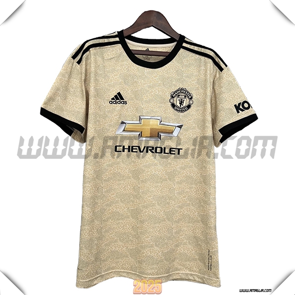 Seconda Maglia Retro Manchester United 2019/2020 Beige
