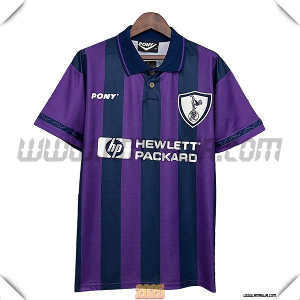 Seconda Maglia Retro Tottenham Hotspurs 1995/1997 Viola/Nero