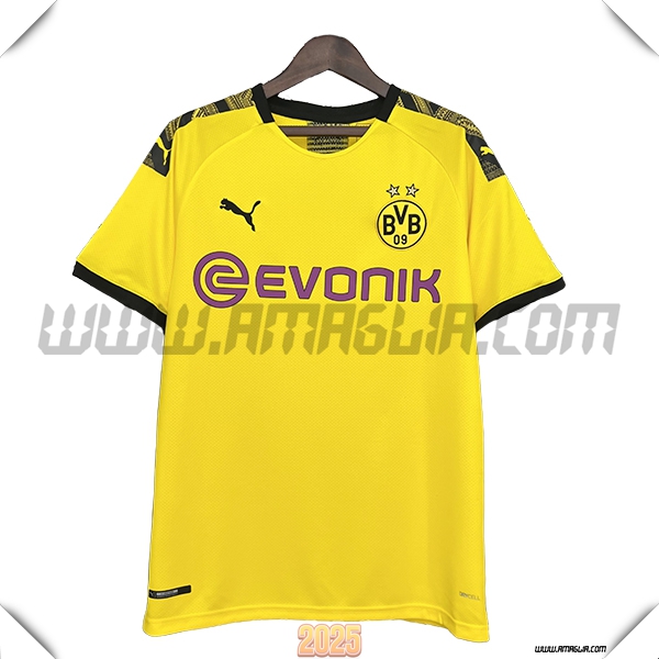 Prima Maglia Retro Dortmund BVB 2019/2000 GIALLO