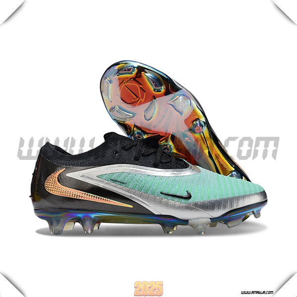 Nike Scarpe Da Calcio Phantom GX III Elite FG Nero/Verde/Grigio/Arancia