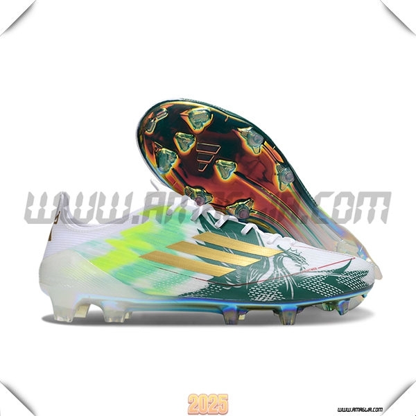Adidas Scarpe Da Calcio F50 ELITE FG Bianco/Verde