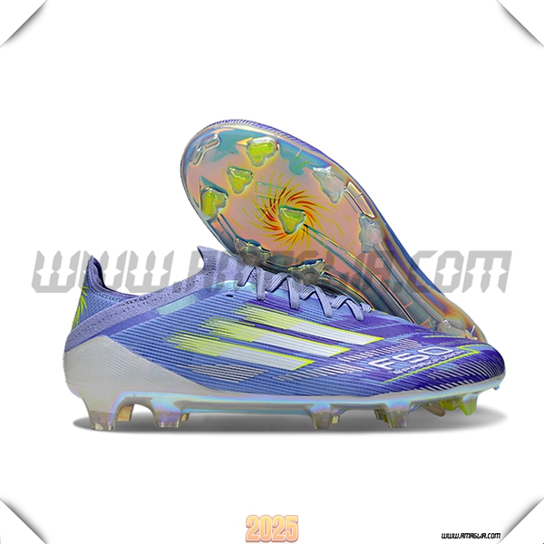 Adidas Scarpe Da Calcio F50 Elite FG viola/Verde -02