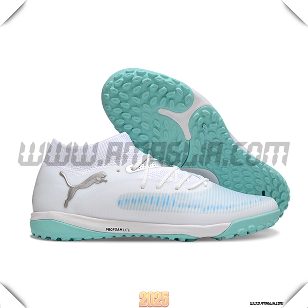 PUMA Scarpe Da Calcio FUTURE 8 ULTIMATE TF Bianco/Blu/Verde