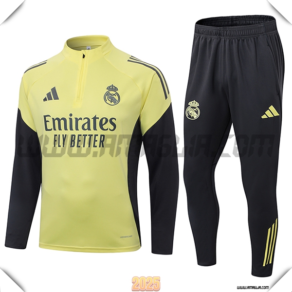Tuta Calcio Real Madrid Giallo/Nero 2025 2026