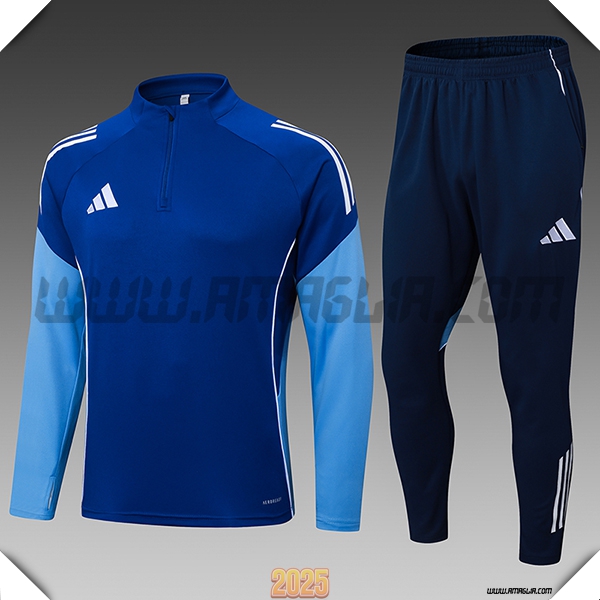 Tuta Calcio Adidas Bambino Blu 2025 2026