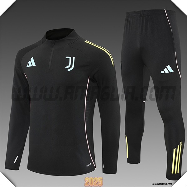 Tuta Calcio Juventus Nero 2025 2026