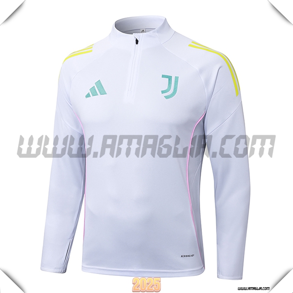 Felpa Allenamento Juventus Bianco 2025 2026