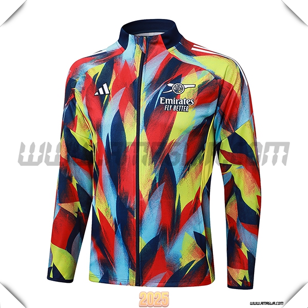 Giacca Calcio Arsenal Rosso/Blu/Giallo 2025 2026