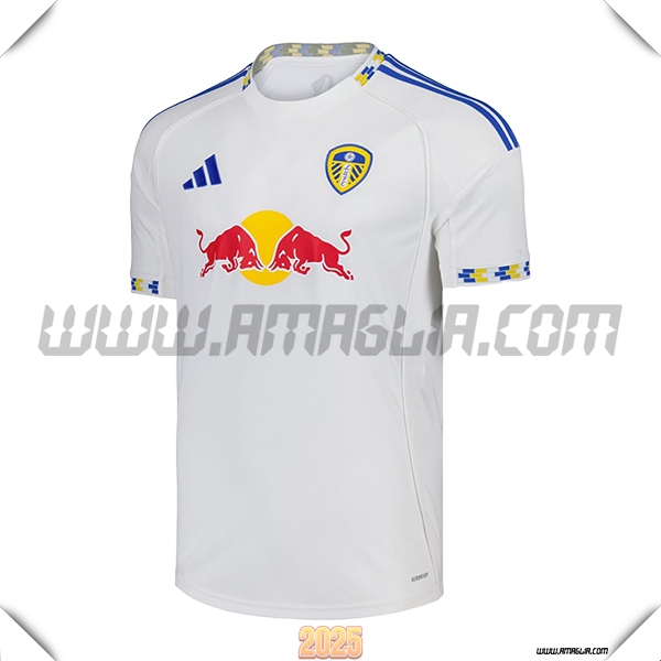 Nuovo Maglia da Leeds United Prima 2025 2026 Bianco/Blu