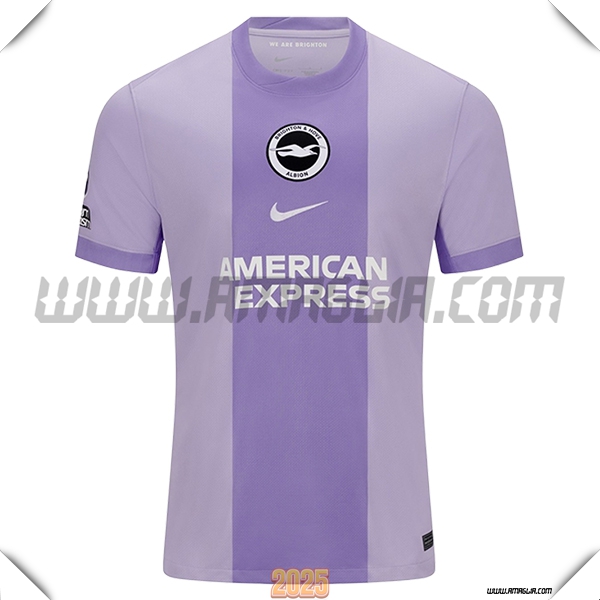 Nuovo Maglia da Brighton Seconda 2025 2026 Viola chiaro