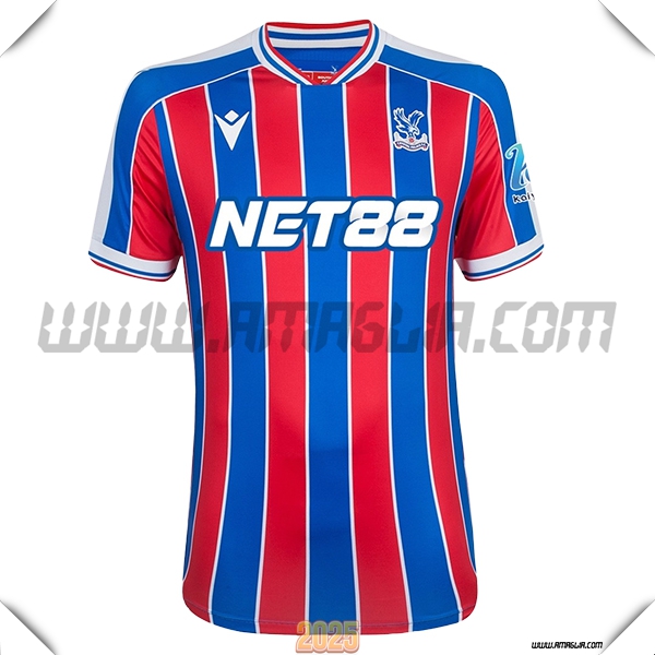 Nuovo Maglia da Crystal Palace Prima 2025 2026 Rosso/Blu