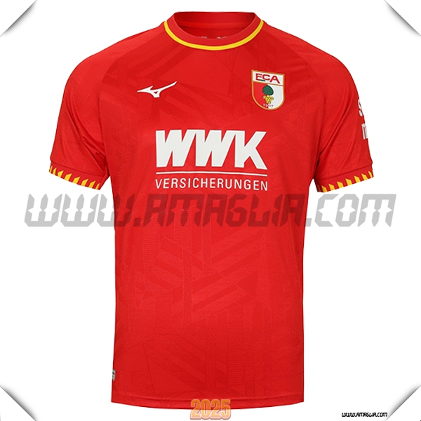 Nuovo Maglia da FC Augsburg Seconda 2025 2026 Rosso