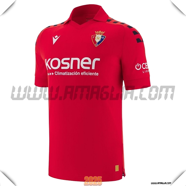 Nuovo Maglia da Osasuna Prima 2025 2026 Rosso