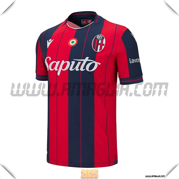 Nuovo Maglia da Bologna Prima 2025 2026 Rosso/Nero