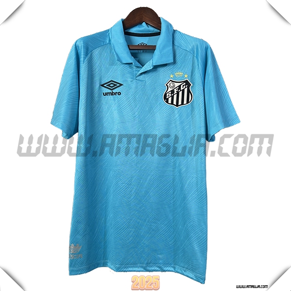 Terzo Maglia Calcio Santos FC 2025 2026 Blu