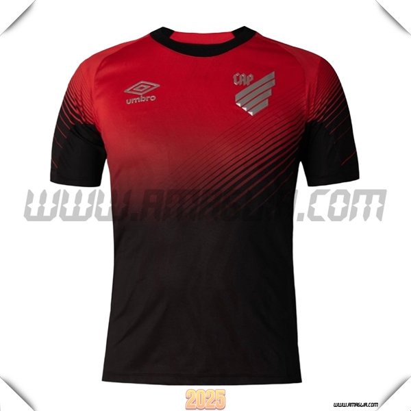 Nuovo Maglia da Athletico Paranaense Prima 2025 2026 Rosso/Nero