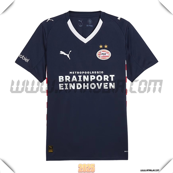Nuovo Maglia da PSV Seconda 2025 2026 Nero