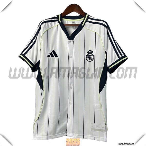 Maglia Calcio Real Madrid Edizione Speciale Bianco/Nero 2025 2026