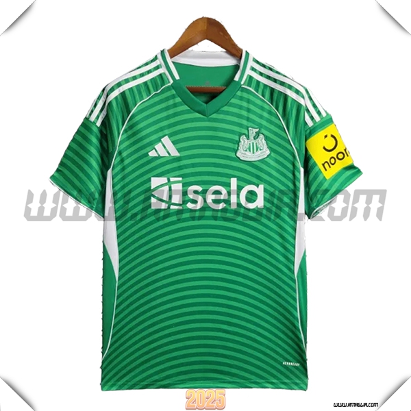 Seconda Maglia Calcio Newcastle United 2025 2026 Verde
