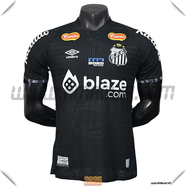 Maglia Calcio Santos FC Edizione Speciale Nero 2025 2026