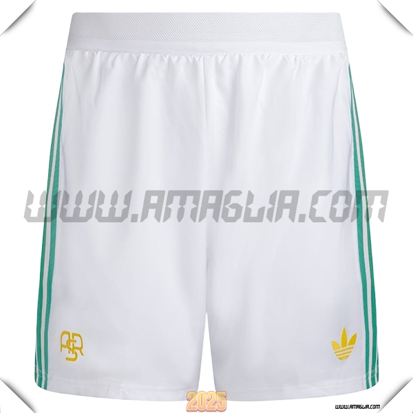 Seconda Pantaloncini AS Roma 2025 2026 Bianco