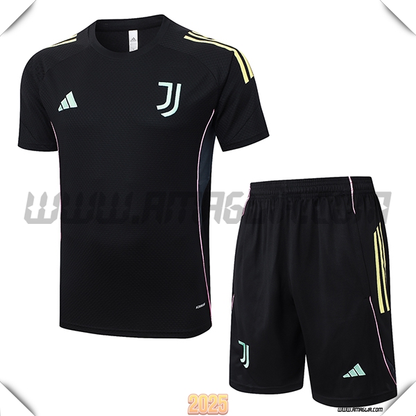 Kit Maglia Allenamento Juventus Nero 2025 2026