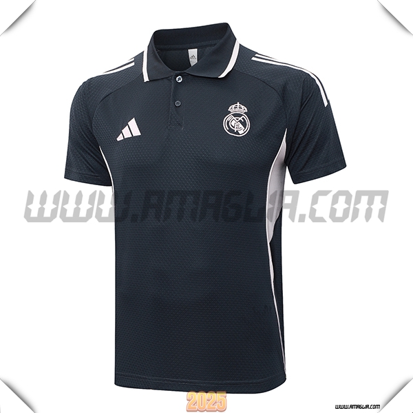 Maglia Polo Real Madrid Grigio/Rosa 2025 2026