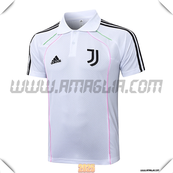 Maglia Polo Juventus Bianco/Nero 2025 2026