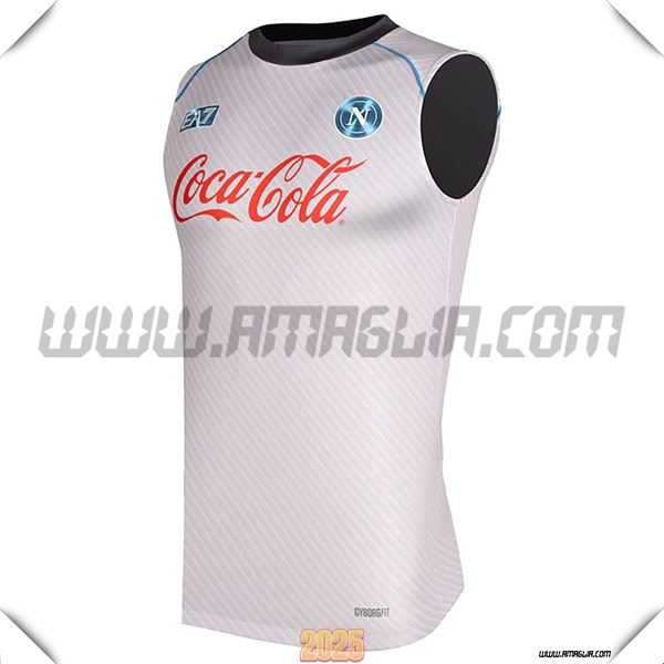 Canotta Allenamento SSC Napoli Bianco 2025 2026