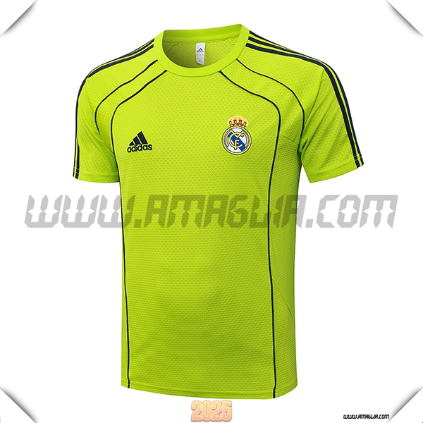 T Shirt Allenamento Real Madrid Verde/Nero 2025 2026