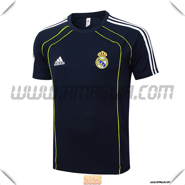T Shirt Allenamento Real Madrid Nero/Verde 2025 2026 -02